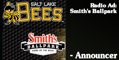 Salt Lake Bees MiLB Baseball - Smith's Ballpark